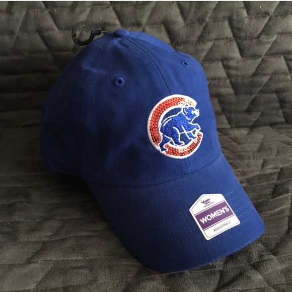 NWT Chicago Cubs Blue Sequin Baseball Cap - Picture 4 of 8